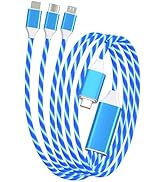 Led USB C Multi Charging Cable Light up 3 in 1 Charging Cable 3A USB C to Multi Charging Cable PD...