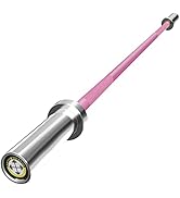 POWER GUIDANCE Chrome Olympic Barbell Bar, Weight Bar for lifting, Hip Thrusts, Universal Strengt...