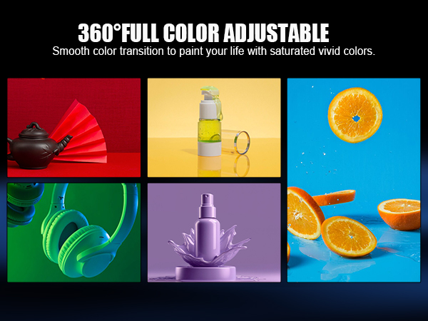 rgb full color adjustable
