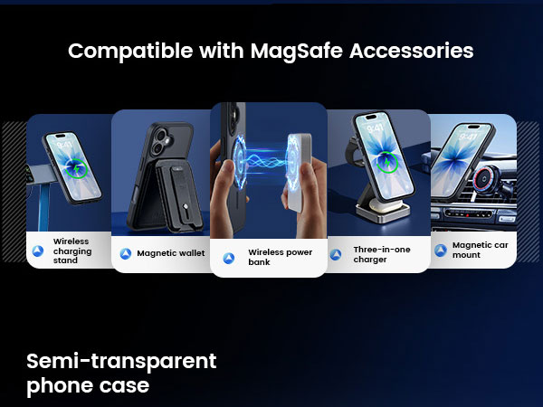 CACOE Magnetic Case for iPhone 17 6.3 inch