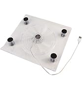 Ultra Quiet Laptop Cooler,USB Cooling Pad with LED Lights,Ultra Quiet USB Notebook Cooler Cooling...