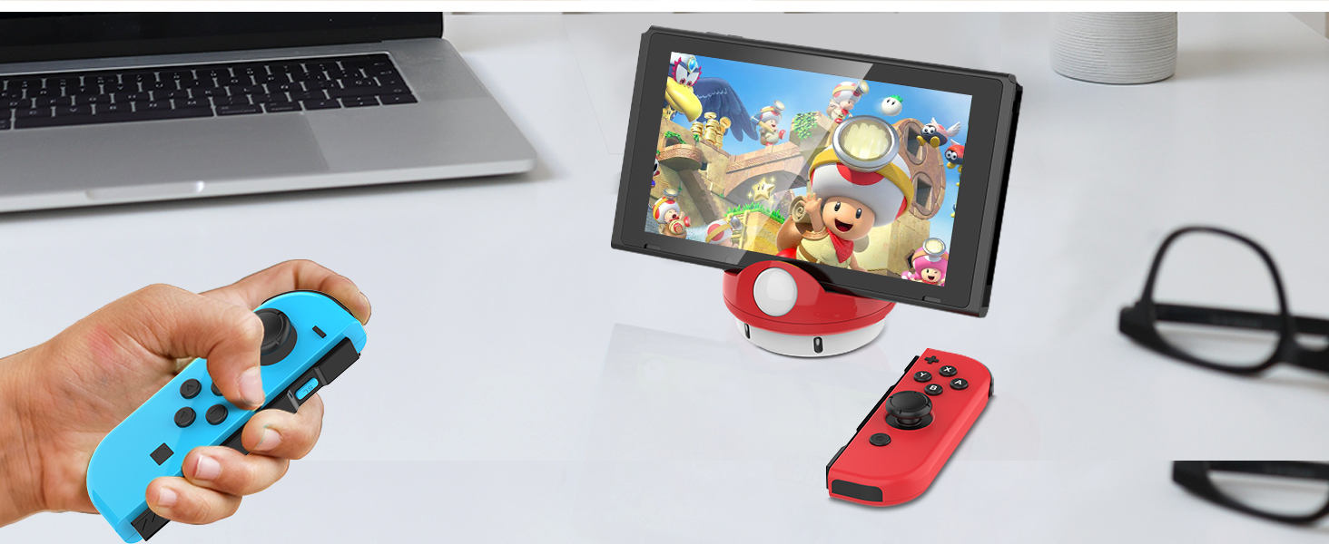 Switch charging dock feature