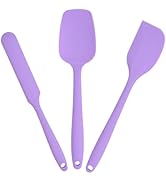 Spatulas Silicone Heat Resistant, Rubber Spatula Food Grade, Handle with Ergonomic Grip Kitchen U...