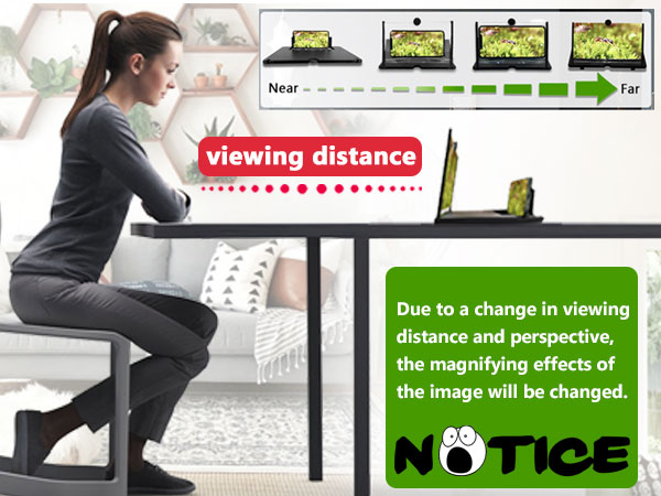 Screen Magnifier Phone Magnifier Stand 10 12 14 Inch 3D Foldable Amplifier for Cell Phone