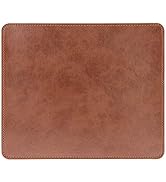Non-Slip Rubber Base Leather Mousepad for Laptop Computer PC Personality Desings Gaming Mouse Pad...