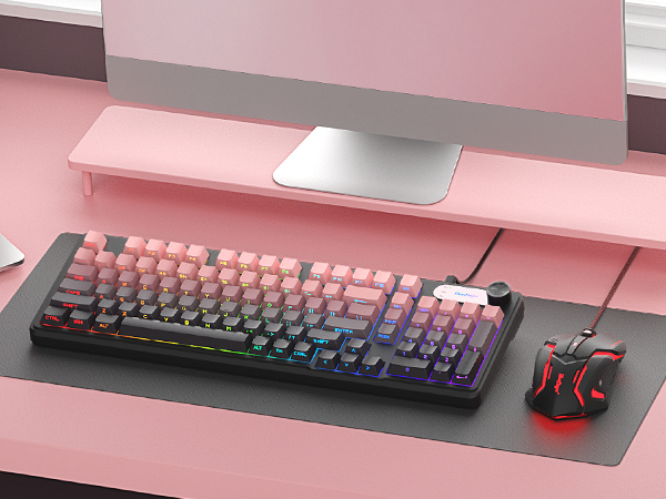 Wired keyboard Light up keyboard Gaming keyboard and mouse