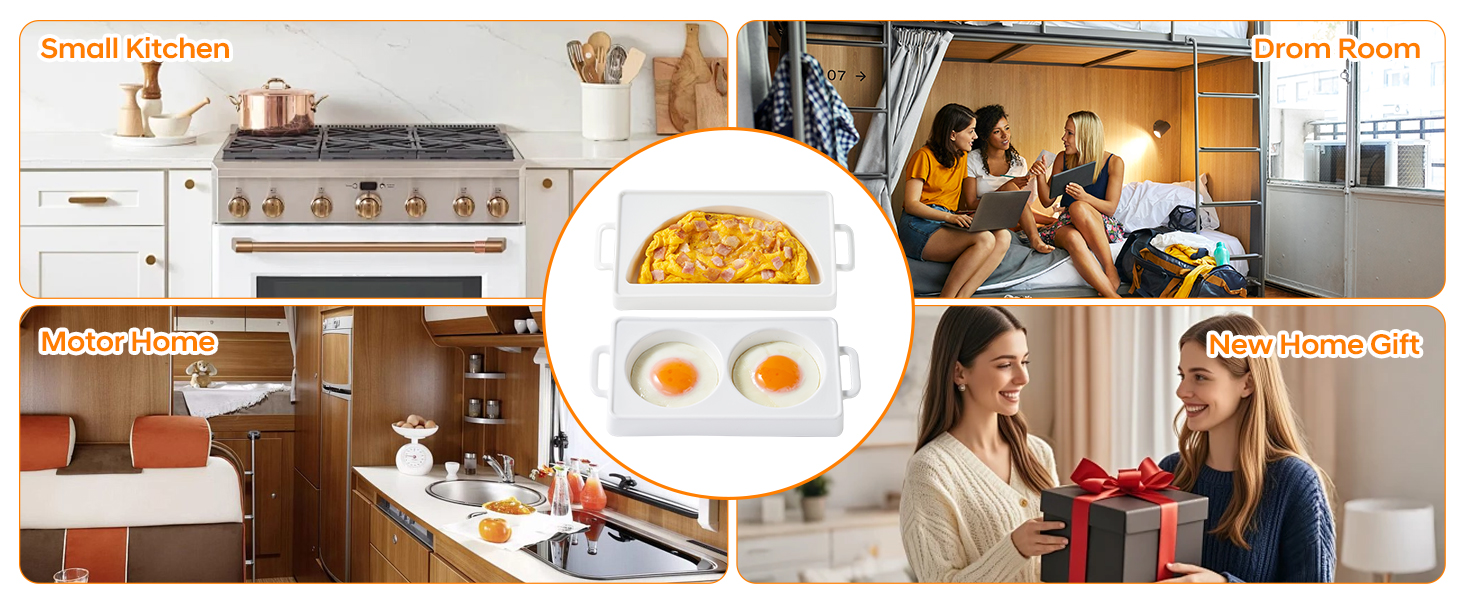 Ceramic Microwave Egg Cooker