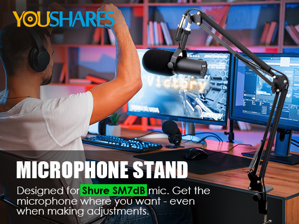 Shure sm7db accessories, Boom Arm for Shure sm7db microphone