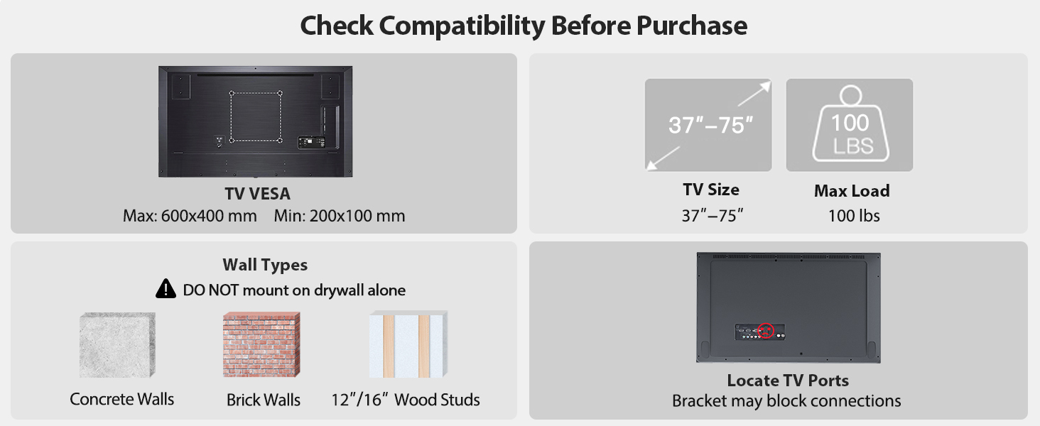 tv mount for 65+ inch tv
