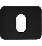 Black Mouse Pad, Nice and Cute Mouse Pad, Splash-proof Textured 10.2 x 8.2Inch, Stitched Edge Non...