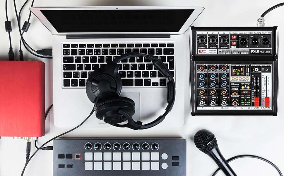 DJ Audio Mixer, Audio Mixer, DJ controller sound mixer, sound mixer, Sound Audio mixer,