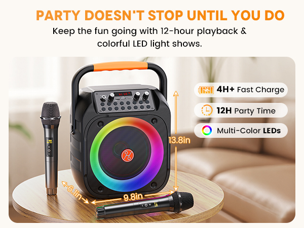 Lightweight and compact, with an extended battery life of up to 12 hours.