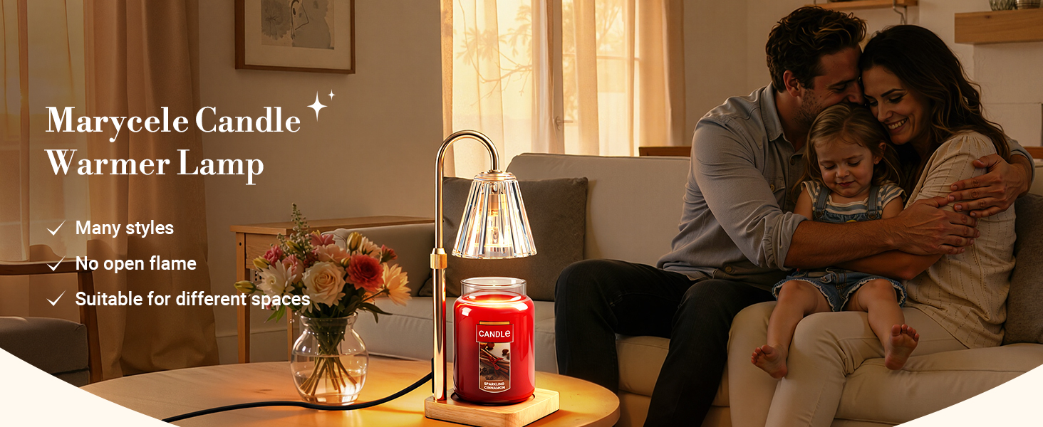 marycele candle warmer lamp with timer - perfect for home decor