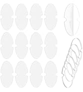 BENECREAT 50PCS Acrylic Pom Pom Hat Removable Buttons, Oval Pom Pom Base, Knitted Hat Maker's Fas...