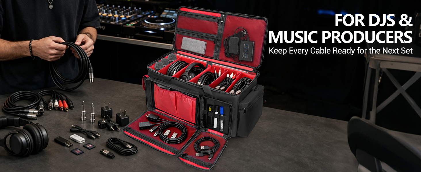 DJ equipment bag