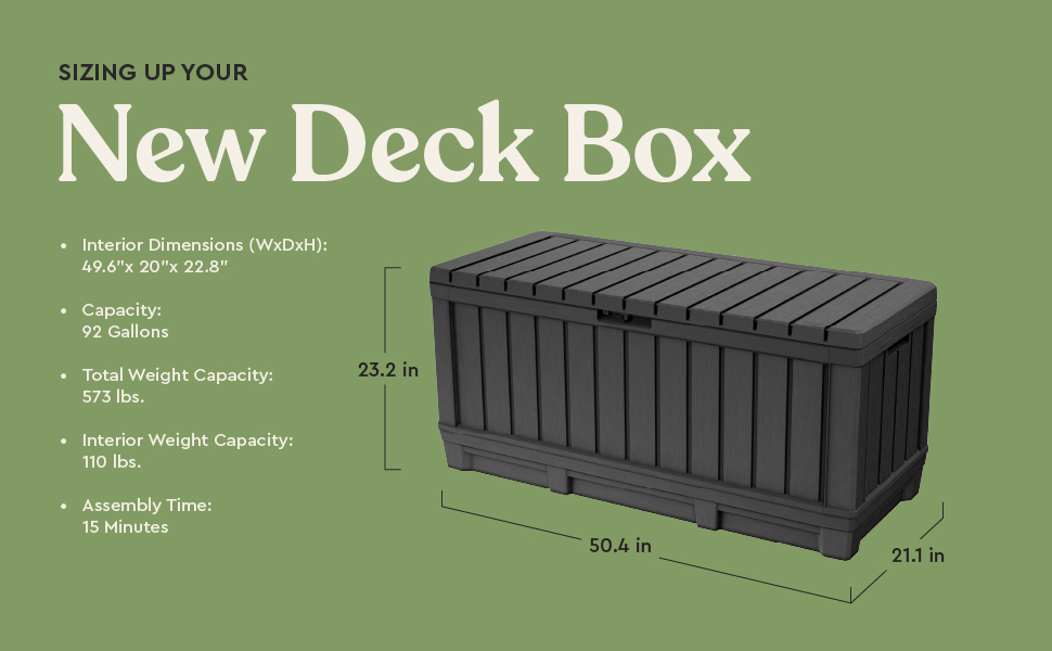 sizing up your new deck box by keter
