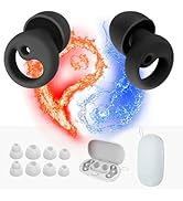 Ear Plugs for Sleeping,Comfortable in Noise Cancelling,4 Pairs Ear Tips&amp;One Stylish Headphone Cas...