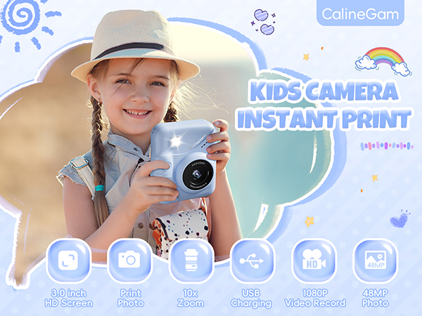 Kids Camera Instant Print