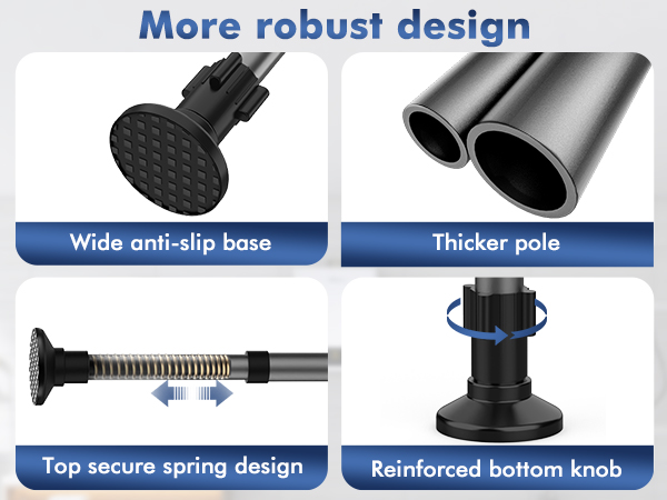 tension rod shower caddy