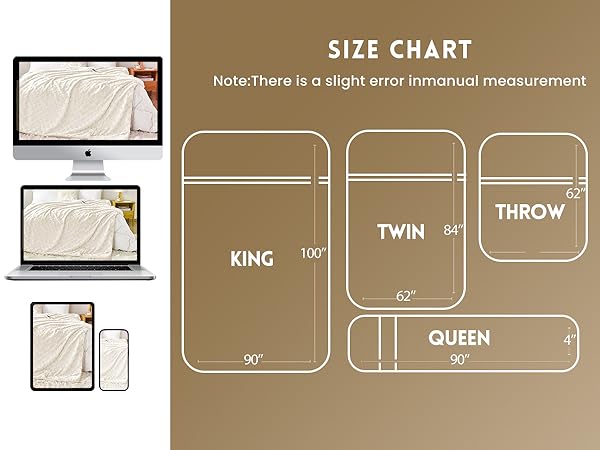 50x60 Throw Heating Blanket