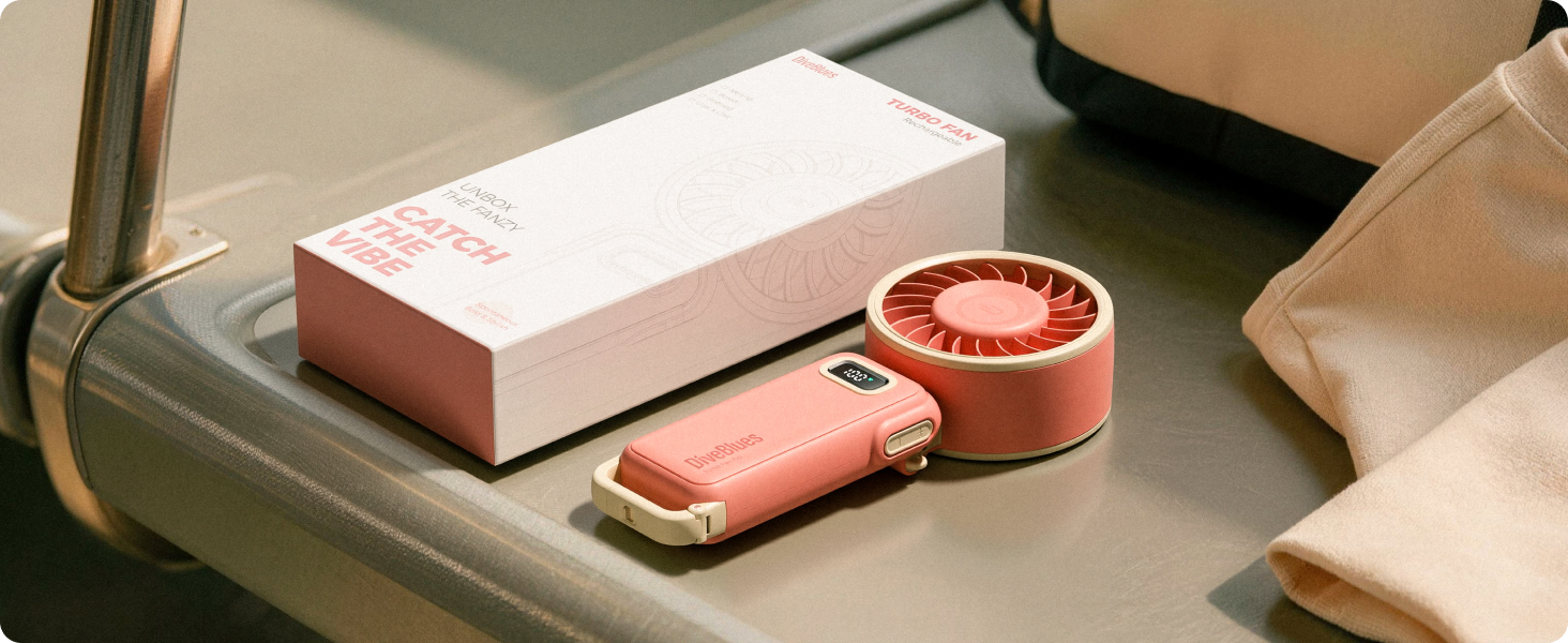 pink fan