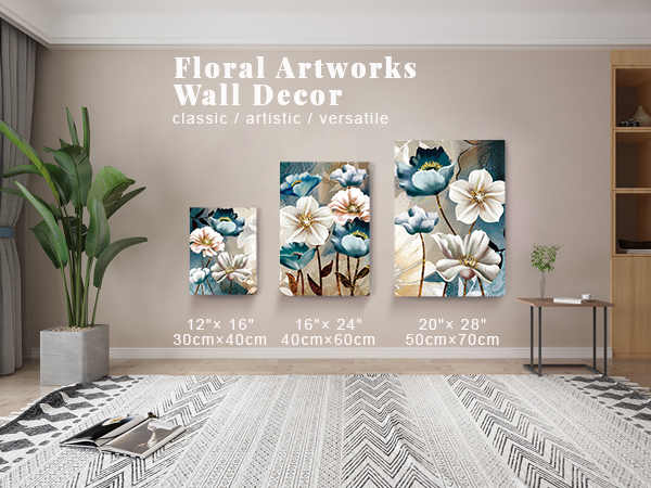floral canvas wall art