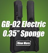 GLEAM Electric Guitar Bag - 0.35 Inch Sponge Padding Case Gig Bag Waterproof