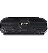 upHere 10-Port 6PIN SATA RGB Hub with 21-Key Remote Control/Splitter for 6-Pin Case Fans in Black...