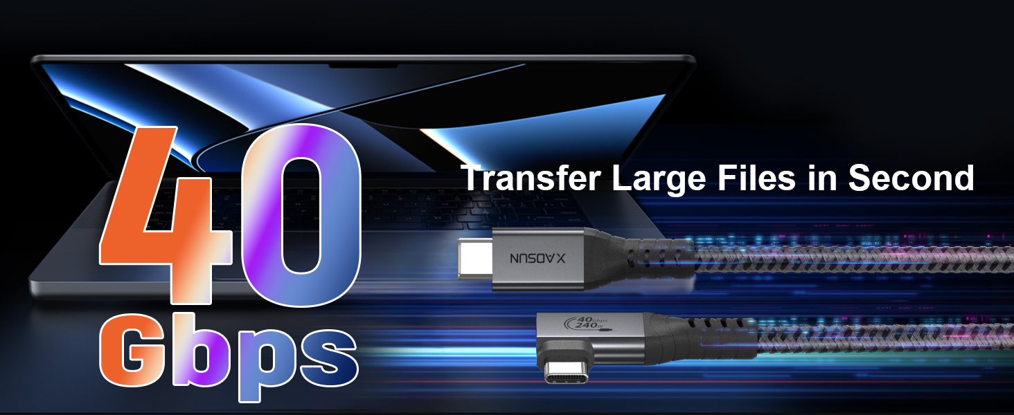 thunderbolt 4 cable 40gb