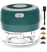 Electric Herb Grinder - 3.5 Inch Large Grinders for Grinding Dry Fresh Herbs and Spice, USB Recha...