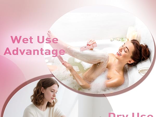 wet use shaver waterproof for women