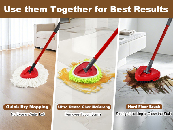 Mop Replacement Heads for O Cedar