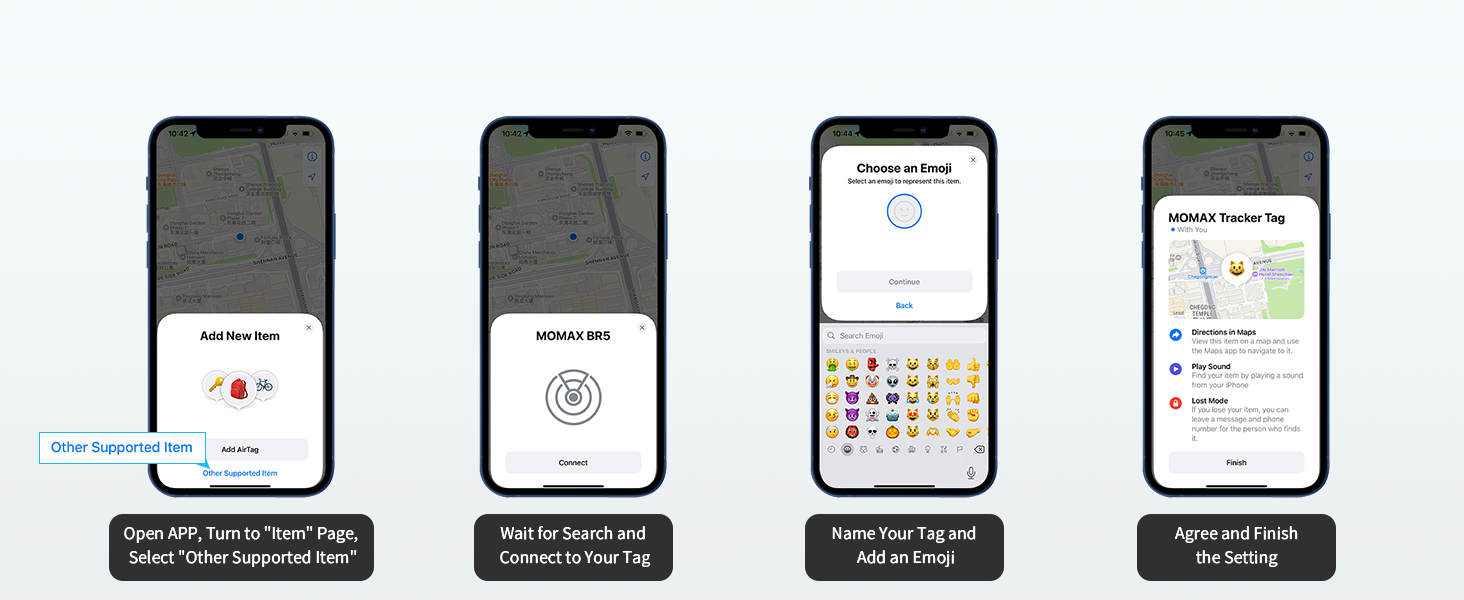 MOMAX Key Tracker