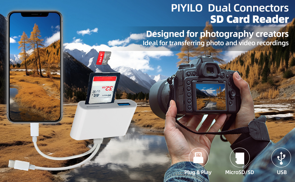 sd card reader for iphone ipad camera