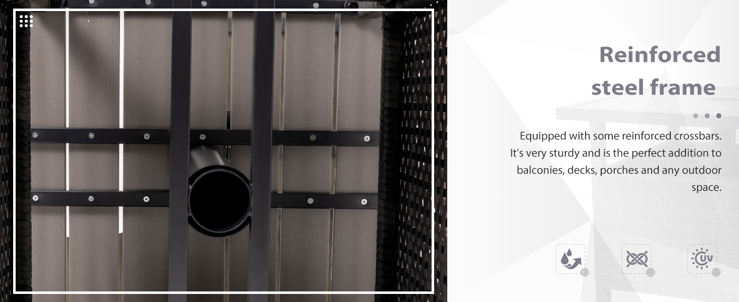 Sundale Outdoor Patio Umbrella Table A/B Test