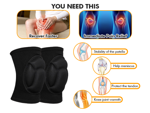 Cycling knee pads