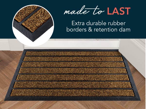 black runner boot trays cat exterior water doormats deck alfombras entradas puerta non slip bamboo