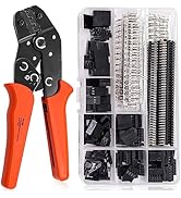 Taiss Ratcheting Wire Crimper Plier with 600PCS Dupont Connector Kit,SN-28B Dupont Crimping Tool ...