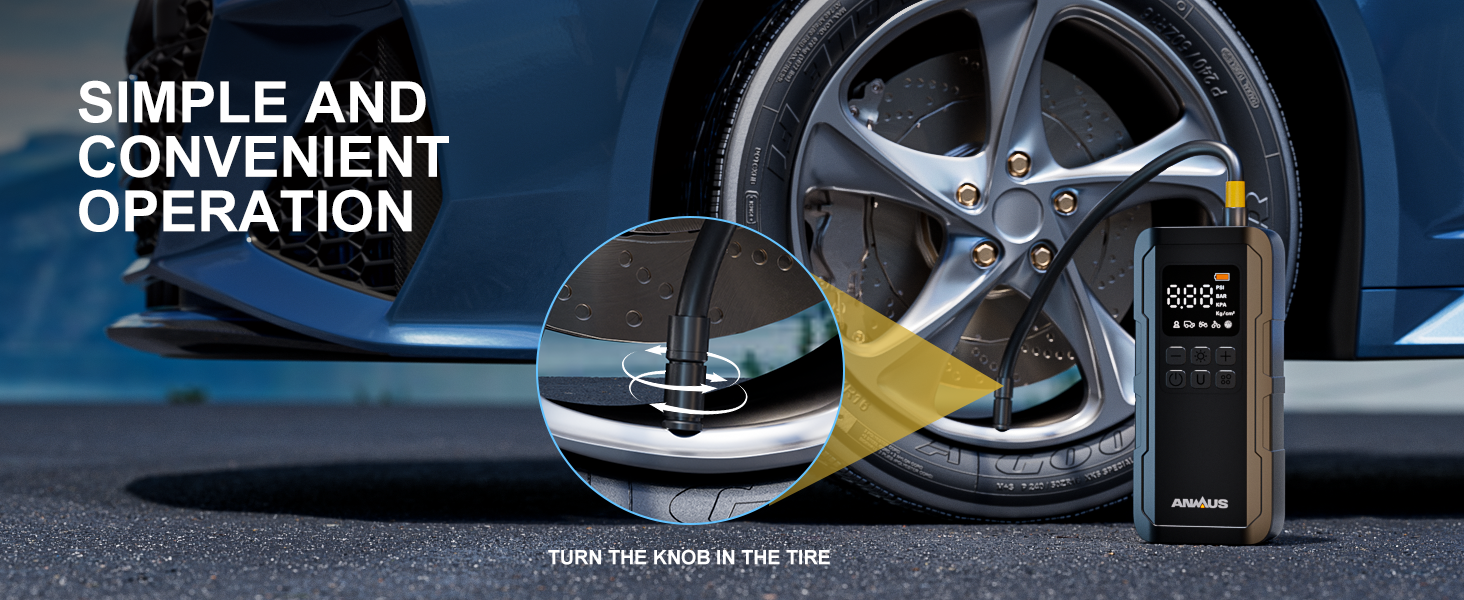 Tire Inflator Portable Air Compressor