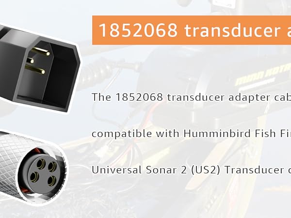 1852068 Durable 7-Pin Transducer Adapter Cable