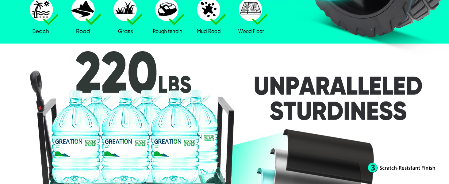 UNPARALLELED STURDINESS - 220lbs