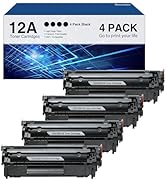 GOTOBY 12A Toner Cartridge Replacement for HP 12A Q2612A Compatible with Laserjet 1020 1022 1012 ...
