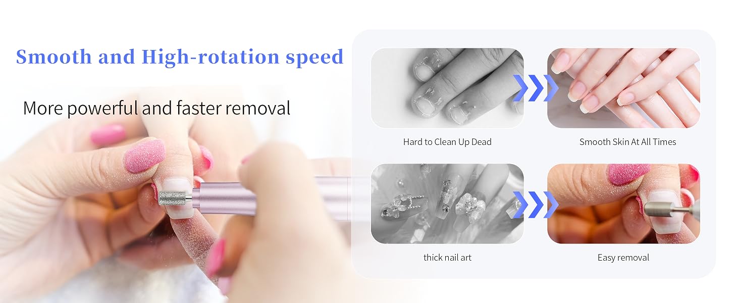 Easy nail polish removal.