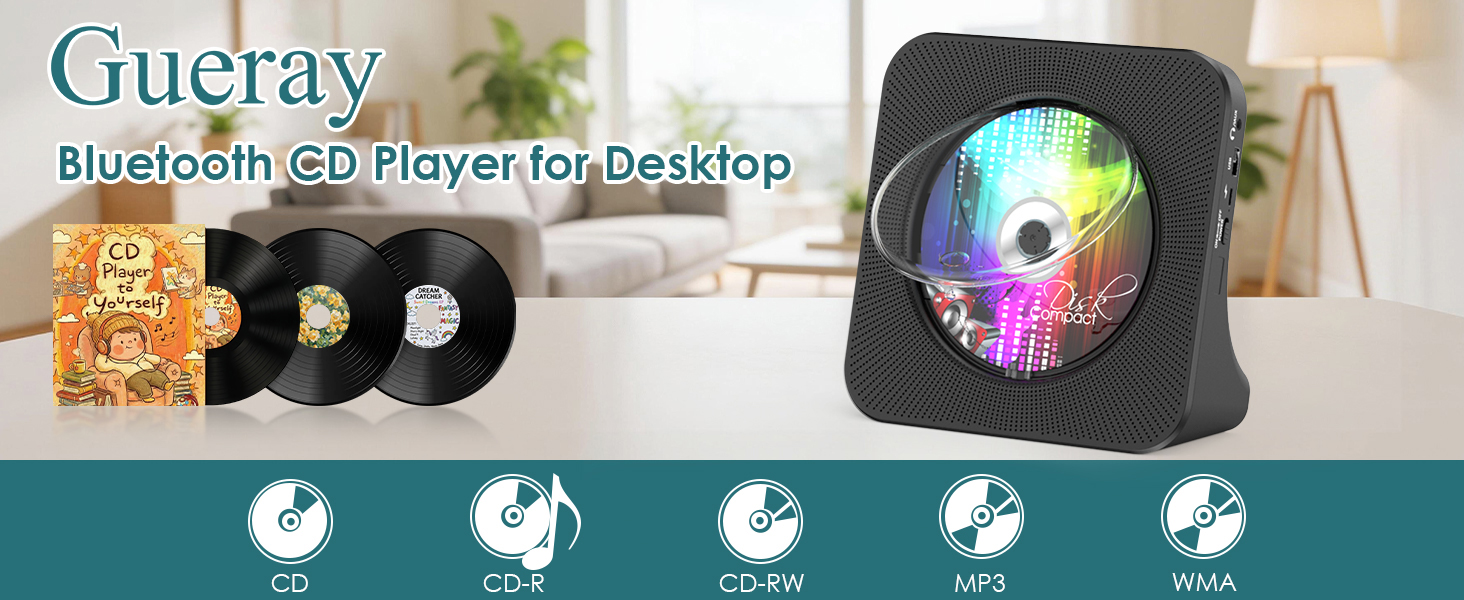 cd player bluetooth gueray