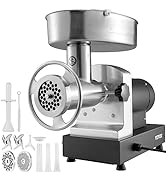 VEVOR Electric Meat Grinder, 992 Lb/H Capacity, 1100W (4600W MAX) Industrial Meat Mincer w/ 2 Bla...