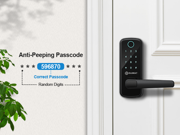 anti-peeping passcode