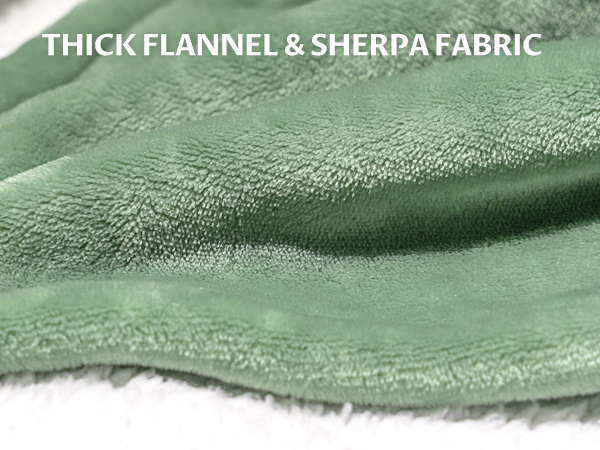 Flannel &amp; Sherpa fabric