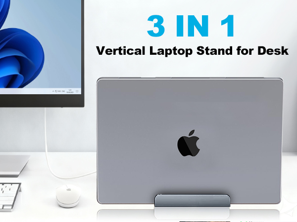 vertical laptop stand for desk