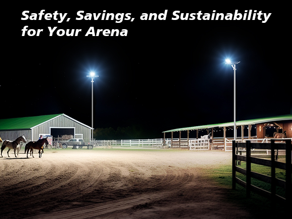 solar arena lights