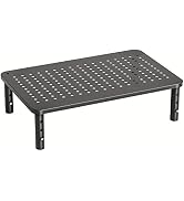 HUANUO Monitor Stand, Monitor Stand Riser 3 Height Adjustable, Monitor Riser with Airflow Vents, ...